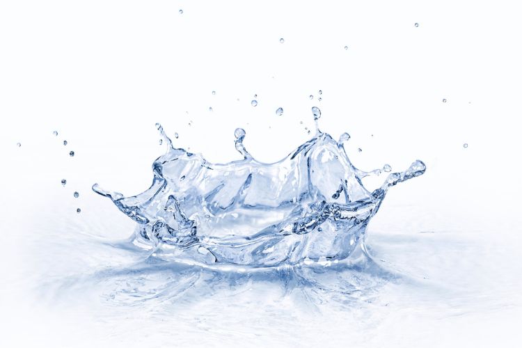 água para hidratação